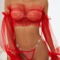 Ruffled Goddess Bra Set