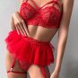 Caged in Red Bra Set