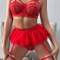 Caged in Red Bra Set