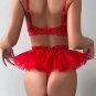 Caged in Red Bra Set