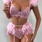 Feathered Allure Bra Ensemble