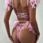 Feathered Allure Bra Ensemble
