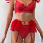 Feathered Temptation Bra Set