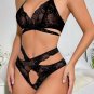 Charlena Criss-Cross Lace Bra Set