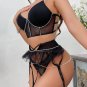 Glittering Longline Bra Set