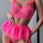 Lust Over You Garter Bra Set