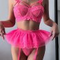 Lust Over You Garter Bra Set