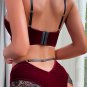 Waist Time Velvet Bra Set