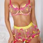 Love Lace Bralette and Garter Set
