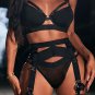 Play No Games 3 Piece Garter Set