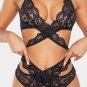 Charlena Criss-Cross Lace Bra Set