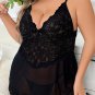 Plus Size Keep Her Secret Lace Babydoll
