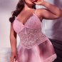 Plus Size Shy Around You Lace Chemise Set