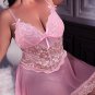 Plus Size Shy Around You Lace Chemise Set