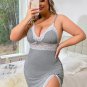 Plus Size Wanna Go First Lace Babydoll
