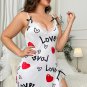 Plus Size Breaking Hearts Babydoll