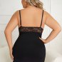 Plus Size Stop Calling Lace Babydoll