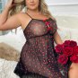Plus Size Tulle Lover Babydoll Set