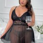 Plus Size Excuse Me Babydoll Set