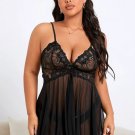 Plus Size Keep Her Secret Lace Babydoll