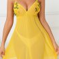 Mesh Applique Babydoll