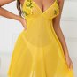 Mesh Applique Babydoll