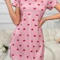 Short Sleeve Nightgown Summer Sleep Shirt Soft Loose Fit Nightshirt