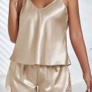 Sleepy Cutie Satin PJ Short Set