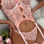 Let Me Love You 3 Piece Bustier Garter Set