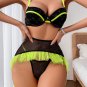 All The Frills Lace and Ruffles Bra Set