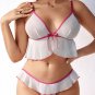Romantic Mesh Longline Bra Set