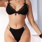 Glittering Lace Bra Set