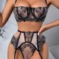 Just A Taste Embroidered Bra Set