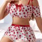 Strawberry Fields Bra and Skirt Set