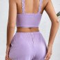 Soft Pajama Sets Cami Top with Pj Shorts 2 Piece Nightwear for Sleeping