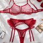 Midnight Beauty Bra and Garter Set