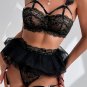 Alluring Aura Lace 3 Piece Garter Set