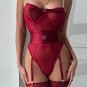 Sexy Strappy Garter Mesh Teddy Bodysuit Lingerie