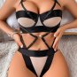 No Attitude Strappy Bondage Bodysuit Teddy