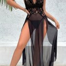 Sultry Moments Lace Maxi Gown Babydoll