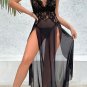 Sultry Moments Lace Maxi Gown Babydoll