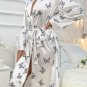 Midnight Satin Robe