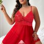 Plus Size Lover's Touch Lace Babydoll