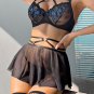 Romantic Embroidered Lace Bra Set