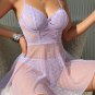 Sheer Elegance Lace Babydoll Set