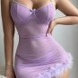 Marabou Bliss Mesh Chemise