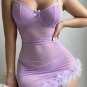 Marabou Bliss Mesh Chemise