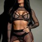 Dark Romance Fishnet Bra Set