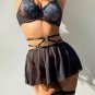 Romantic Embroidered Lace Bra Set