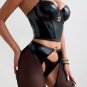 Take A Hint Wet look Bra Set